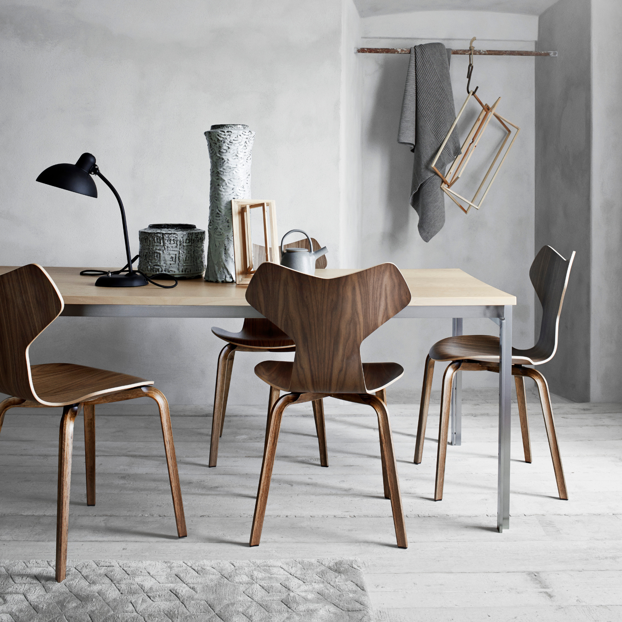 Grand Prix Chair Clear Lacquered Veneer